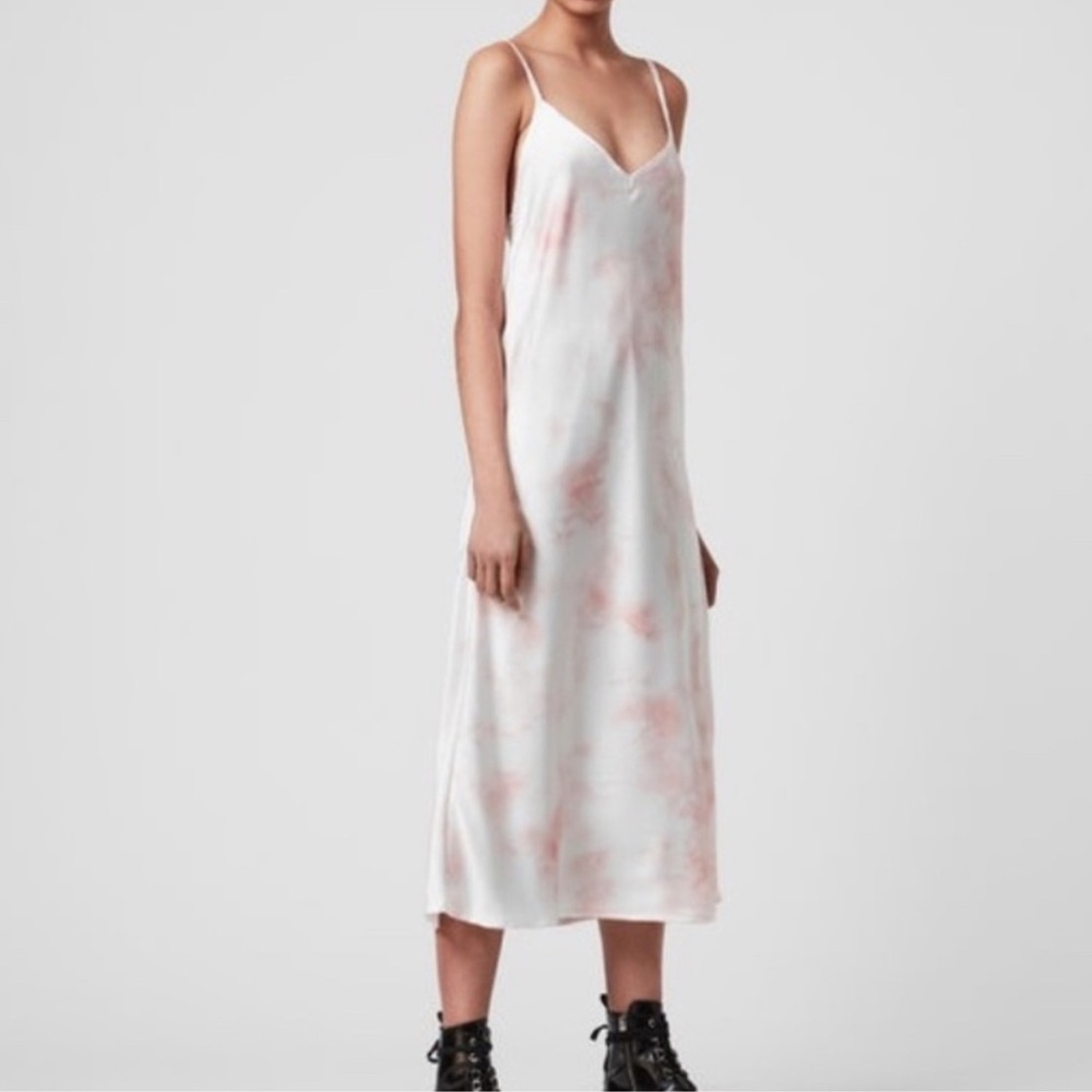 ALLSAINTS Benno Slip Maxi Dress, Small